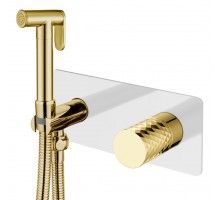 Boheme Смеситель гигиенический, Stick Diamond White Gold 127-WG