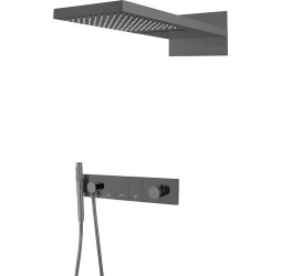 Встроенная душевая система  ZODIAC, трехпозиционная SHINE GUN METAL