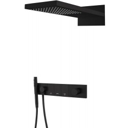 Встроенная душевая система  ZODIAC, трехпозиционная Black