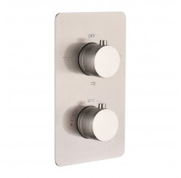 Boheme Смеситель встроенный с термостатом 2-х проходной NICKEL BRUSH 134-2-NB