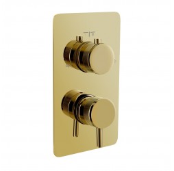 Смеситель встроенный Boheme CELL Matt Gold (золото мат) на 3 потребителя 135-3-MG