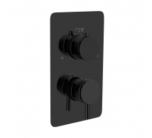 Смеситель встроенный Boheme CELL Matt Black (черный матовый) на 3 потребителя 135-3-B