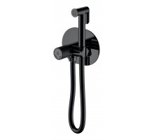 Смеситель гигиенический Boheme TECH Black (черный матовый)