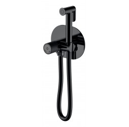 Смеситель гигиенический Boheme TECH Black (черный матовый)