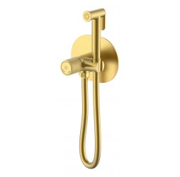 Смеситель гигиенический Boheme TECH Mat Gold (золото матовое)