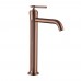 Смеситель для умывальника высокий ETERNA COPPER BRUSHED