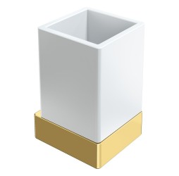 Boheme Стакан настенный Qubic Gold 10724-G