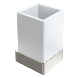 Boheme Стакан настенный Qubic Nickel Brush 10724-NB