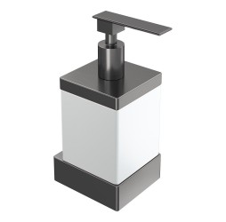 Boheme Диспенсер настенный Qubic Gun Metal 10727-GM