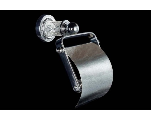 Boheme Держатель для туалетной бумаги с крышкой MURANO CRYSTAL_Комплект 10901-CRST-CH