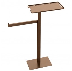 Boheme Стойка напольная с полкой и полотенцедержателем BRUSHED BRONZE 10952-BRB