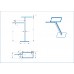 Boheme Стойка напольная с полкой и полотенцедержателем CHROME 10952-CR