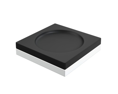 Boheme Мыльница квадратная Qubic Black 10960-B