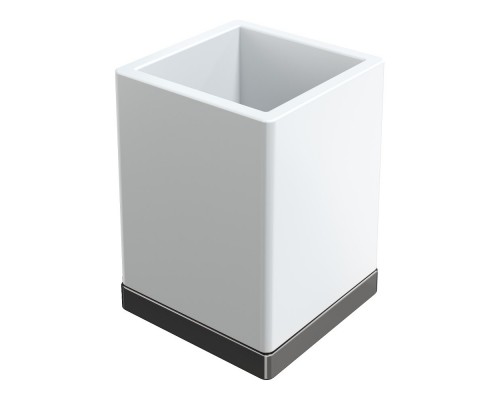 Boheme Стакан настольный Qubic Shine Gun Metal 10961-SGM