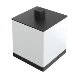 Boheme Стакан для ватных дисков Qubic Black 10964-B