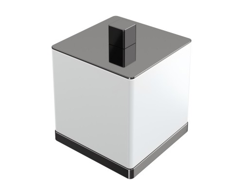 Boheme Стакан для ватных дисков Qubic Shine Gun Metal 10964-SGM