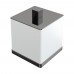 Boheme Стакан для ватных дисков Qubic Shine Gun Metal 10964-SGM