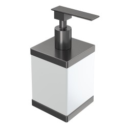 Boheme Диспенсер настольный Qubic Gun Metal 10969-GM