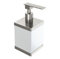 Boheme Диспенсер настольный Qubic Nickel Brush 10969-NB