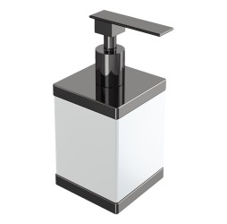 Boheme Диспенсер настольный Qubic Shine Gun Metal 10969-SGM