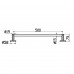 Boheme Держатель для полотенца UNO SHINE GUN METAL 10972-SGM