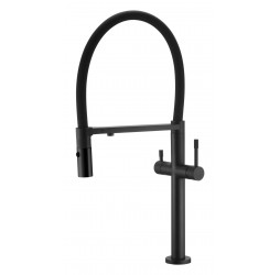 Boheme Смеситель для кухни UNO BLACK c краном для питьевой воды 115-B