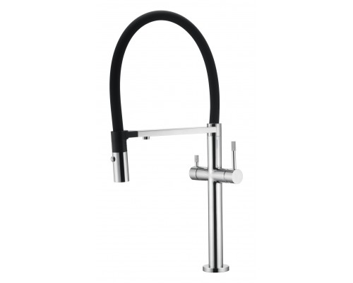 Boheme Смеситель для кухни UNO CHROME c краном для питьевой воды 115-CR
