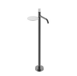 Boheme Смеситель STICK напольный для умыв. GUN METAL MARBLE GREY 120-GM-MR-GR