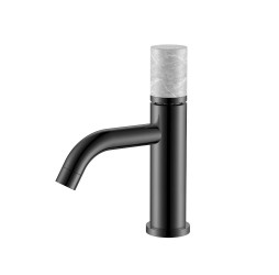 Boheme Смеситель STICK для умыв. низ. SHINE GUN METAL MARBLE GREY 121-SGM-MR-GR