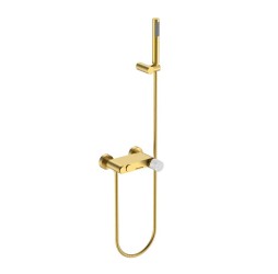 Boheme Смеситель STICK для ванны MATT GOLD MARBLE GREY 123-MG-MR-GR