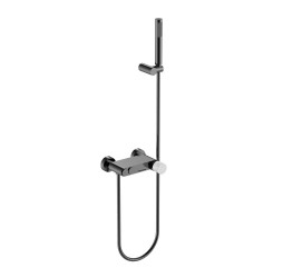 Boheme Смеситель STICK для ванны SHINE GUN METAL MARBLE GREY 123-SGM-MR-GR
