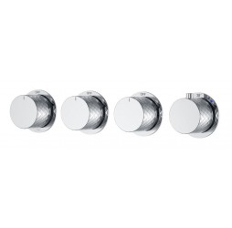 Boheme Смеситель встроенный с термостатом STICK DIAMOND CHROME 5-проходной 124-T-5-CR.1