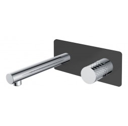 Boheme Смеситель STICK из стены BLACK DIAMOND CHROME 125-BCR
