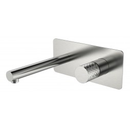 Boheme Смеситель STICK из стены Nikel Brush DIAMOND 125-NB