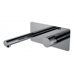 Boheme Смеситель STICK из стены Shine Gun Metal DIAMOND 125-SGM