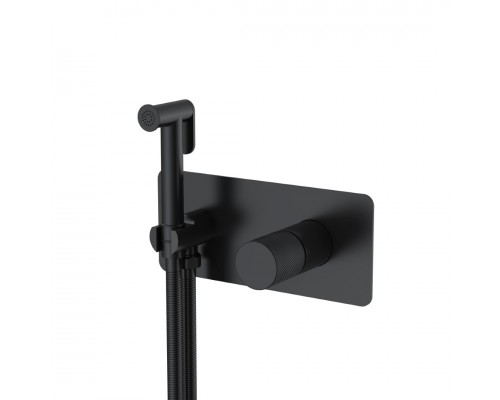 Boheme Смеситель гигиенический STICK BLACK SPIRALE 127-BB.4