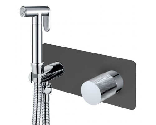 Boheme Смеситель гигиенический STICK BLACK TOUCH CHROME 127-BCR.2