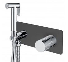 Boheme Смеситель гигиенический STICK BLACK DIAMOND CHROME 127-BCR