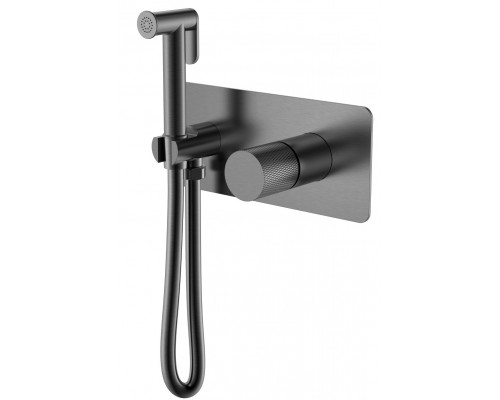 Boheme Смеситель гигиенический STICK Gun Metal c ручкой TOUCH 127-GM.2