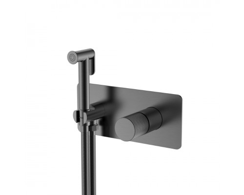 Boheme Смеситель гигиенический STICK Gun Metal LINEA 127-GM.3
