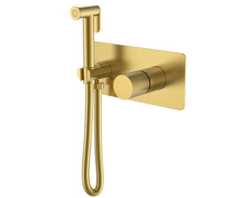 Boheme Смеситель гигиенический STICK Matt Gold c ручкой TOUCH 127-MG.2