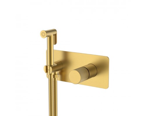 Boheme Смеситель гигиенический STICK Mat Gold LINEA 127-MG.3