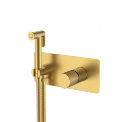 Boheme Смеситель гигиенический STICK Matt Gold SPIRALE 127-MG.4