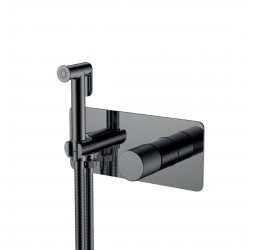 Boheme Смеситель гигиенический STICK Shine Gun Metal SPIRALE 127-SGM.4