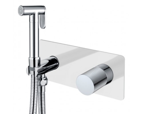 Boheme Смеситель гигиенический STICK WHITE TOUCH CHROME 127-WCR.2
