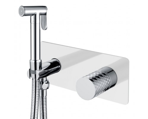 Boheme Смеситель гигиенический STICK WHITE DIAMOND CHROME 127-WCR