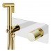 Boheme Смеситель гигиенический STICK WHITE TOUCH GOLD 127-WG.2