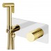 Boheme Смеситель гигиенический STICK WHITE DIAMOND GOLD 127-WG