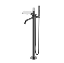 Boheme Смеситель STICK напольный GUN METAL MARBLE GREY 129-GM-MR-GR