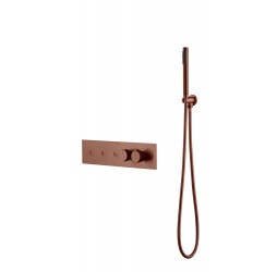 Boheme Смеситель FUSION TERMO с ручным душем BRUSHED BRONZE 131-SYS-BRB